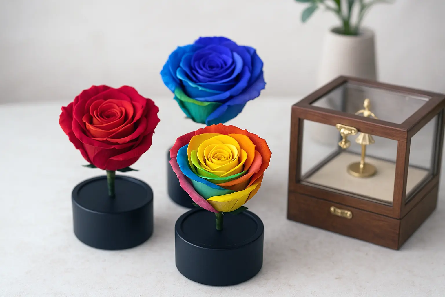 رز جاودان موزیکال هدیه‌ای لوکس برای عاشقان گل