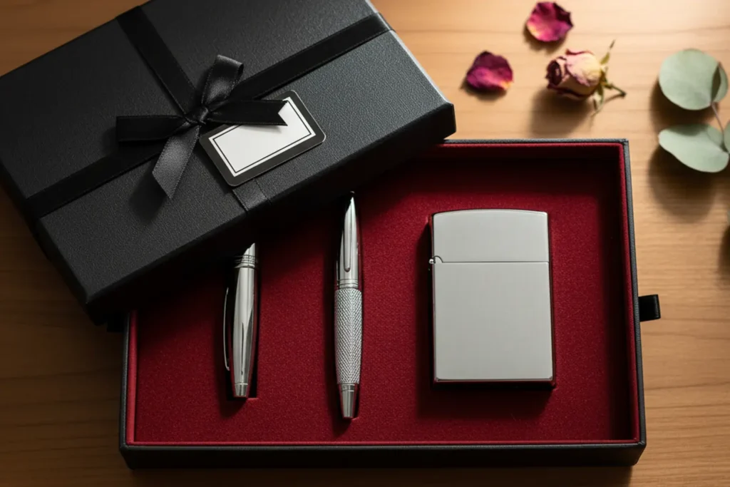 موارد استفاده از پک هدیه خودکار و فندک